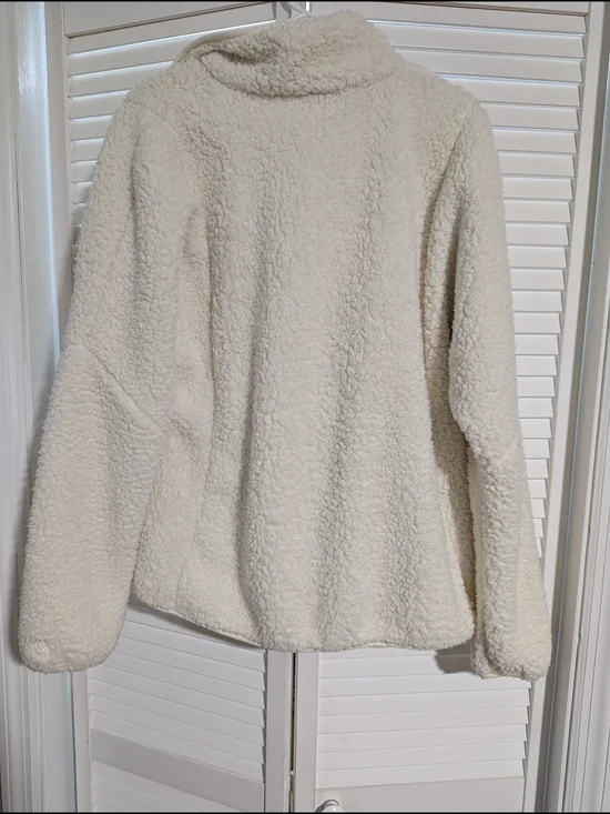 Champion XL Cream Sherpa Full-Zip Jacket - Picture 2 of 6